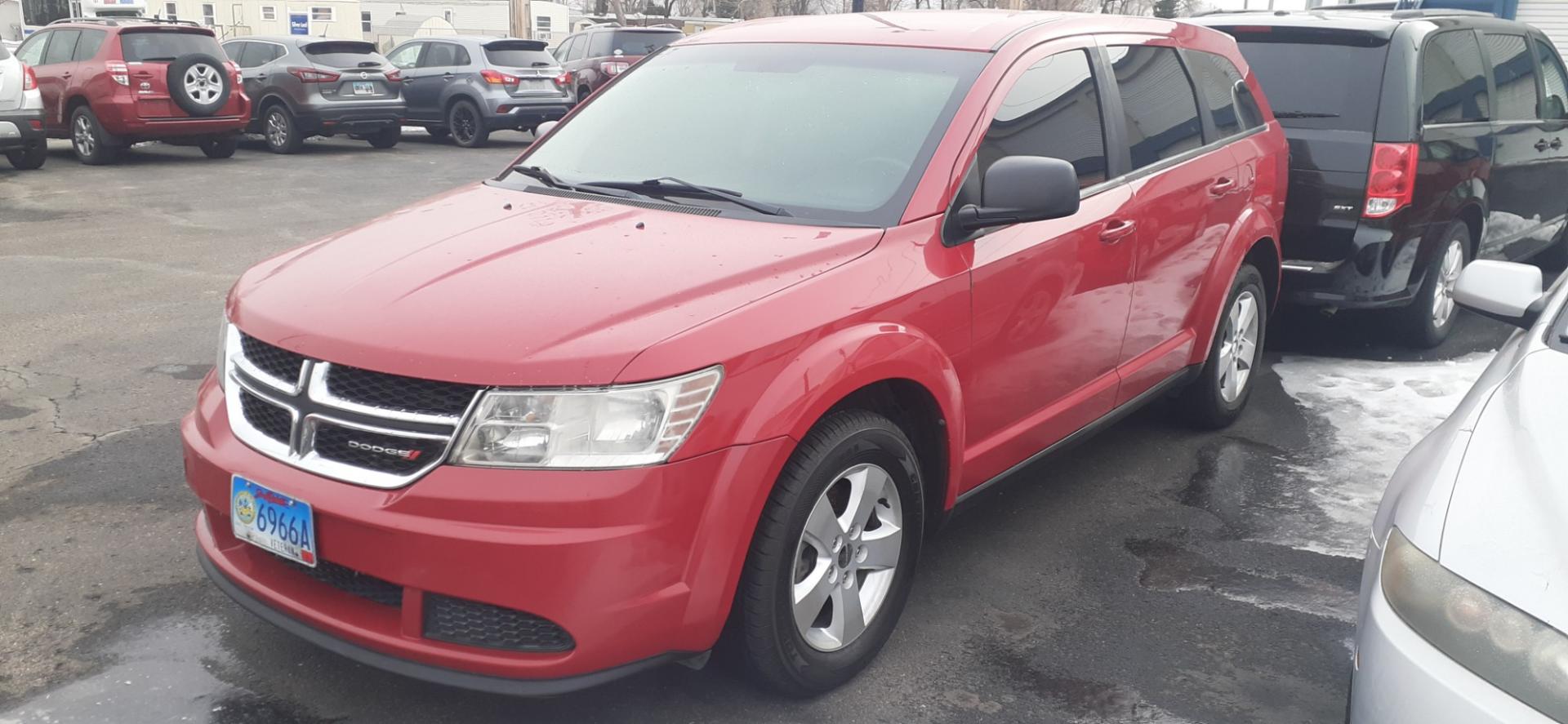 2013 Dodge Journey SE (3C4PDCAB4DT) with an 2.4L L4 DOHC 16V engine, 4-Speed Automatic transmission, located at 2015 Cambell Street, Rapid City, SD, 57701, (605) 342-8326, 44.066433, -103.191772 - Photo#2